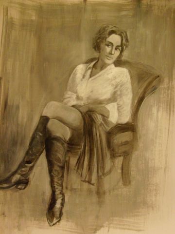 portrait - Peinture - Corinne Salou