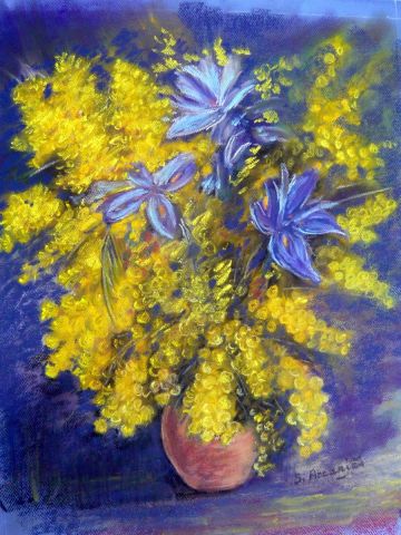 iris  et mimosa - Mixte - Suzanne ACCARIES