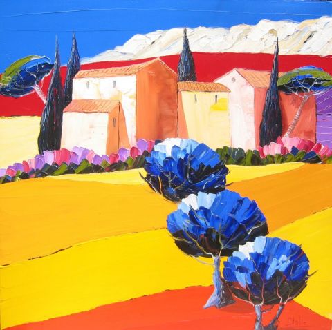 COULEURS  OCCITANES - Peinture - Julie PIOCH