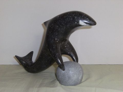 Dauphin - Sculpture - Dimitri Letellier 