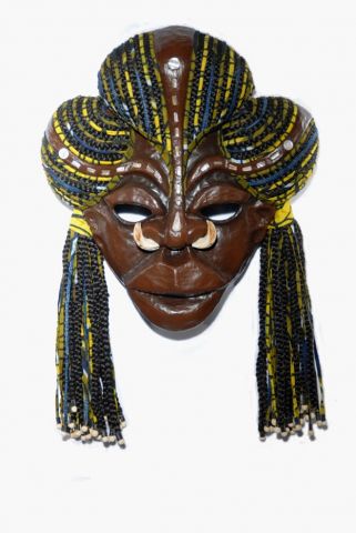 L'artiste Maskana - Essa - Masque ethnique - 