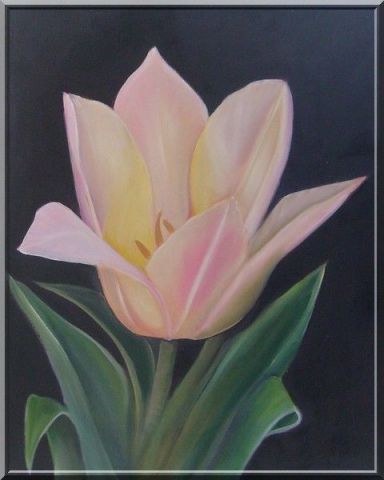 L'artiste bchira arfaoui - tulipe