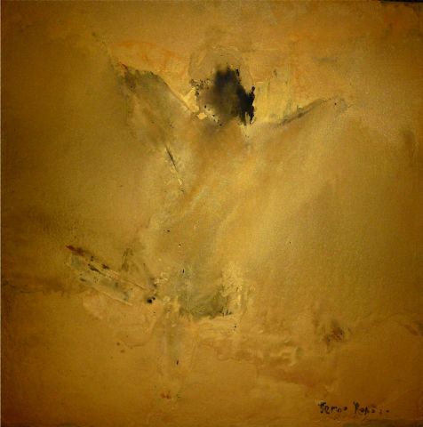 L'Ange Noir - Peinture - Serge Teneze