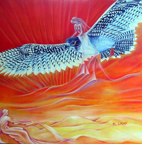 voyage - Peinture - marie-claude giironde