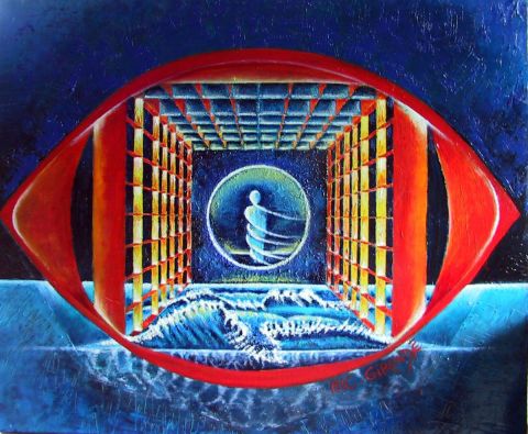 introspection - Peinture - marie-claude giironde