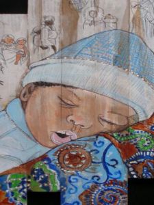 Peinture de Veronique Mangata: Dodo l'enfant do