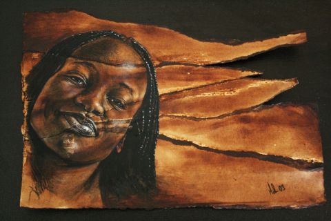 L'artiste Melanie - sourir sénégalais