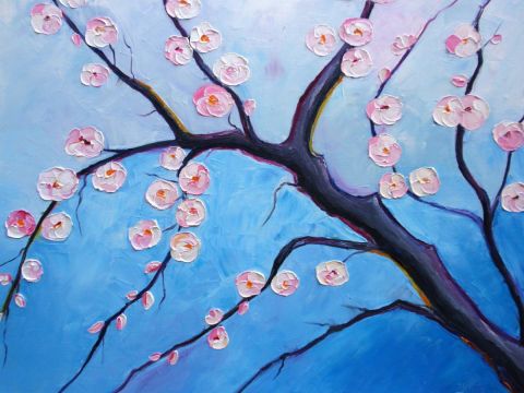le  17 Mars ( pour Emmanuelle) - Peinture - Julie PIOCH