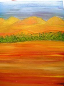 L'artiste CHRIS MERRY - le désert