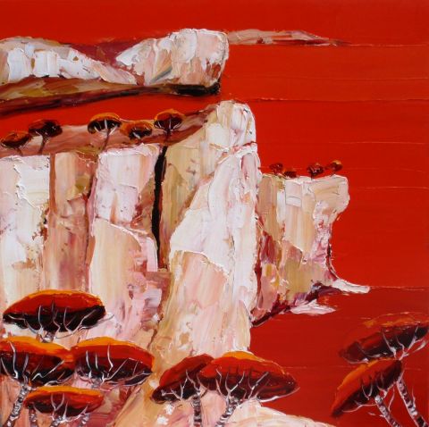 Calanques - Peinture - Julie PIOCH