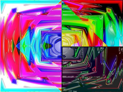 Hommage � Andy - Art numerique - Andre Temoin