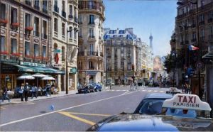 Voir cette oeuvre de Gilles-Paul ESNAULT: Taxis, Paris 16