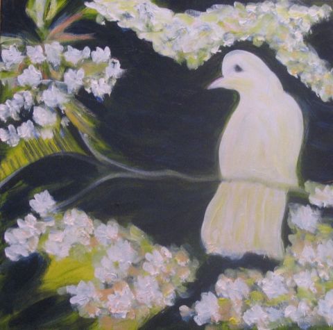 S�r�nit� - Peinture - Nicole Lelievre