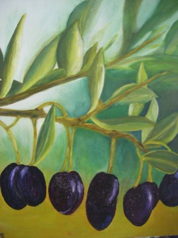 olives - Peinture - dannette