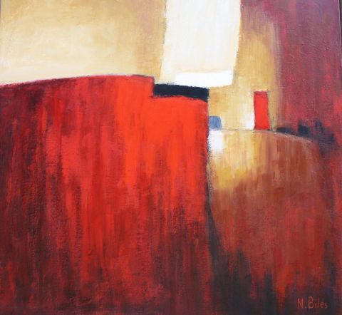 TERRES ROUGES - Peinture - NICOLE BILES