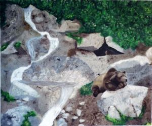 Voir cette oeuvre de Christine Poliquin: Ours grizzly