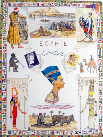 L'Egypte - Dessin - SEVERINE NOIROT