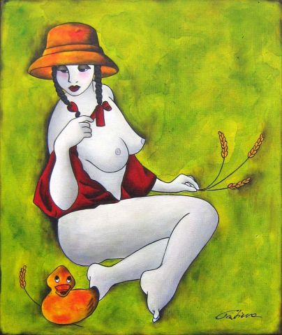 Dialogue d'un Jour d'Et� - Peinture - Ah Tatieva 