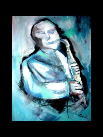 L'artiste sandrine errera - le saxophoniste II