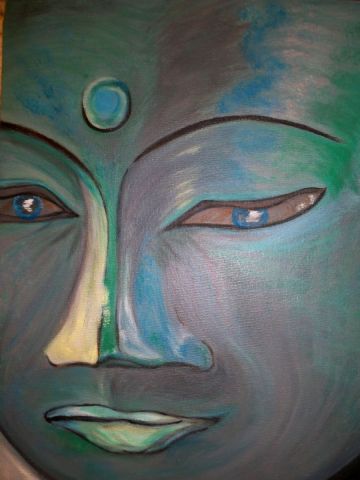 BUDDHA - Peinture - Antoinette THENUS