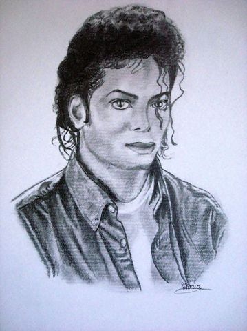 Hommage à Michael Jackson - Peinture - chrispastel