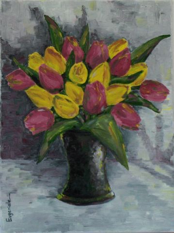 Les tulipes - Peinture - Evgeniale