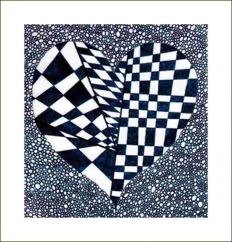 L'artiste chantalsenn  - blue heart no 7'037'766