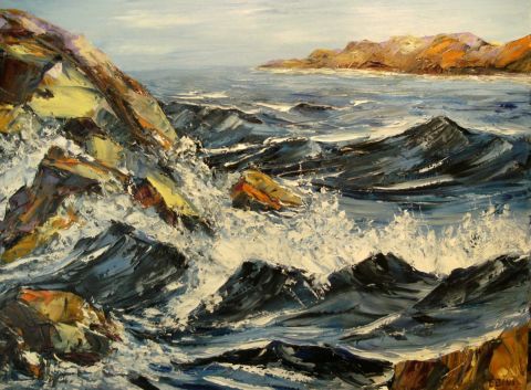 La Mer  - Peinture - litalien