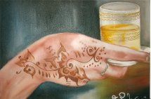 L'artiste Tony2a - main au henné
