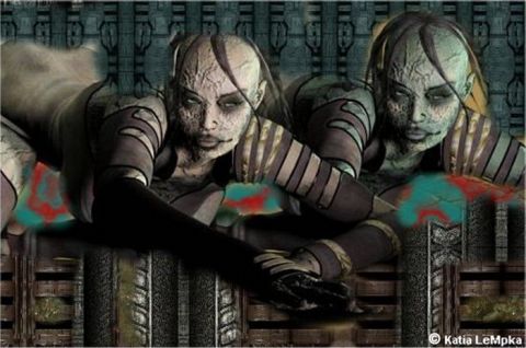 Aliens - Art numerique - Katia Lempka