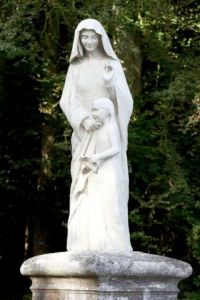 Voir le détail de cette oeuvre: Sainte Anne et l\'enfant, Marie
