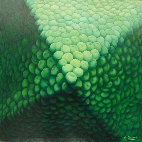L'artiste m-olivier - Pyramide verte