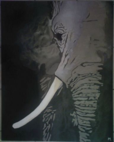 Elephant - Peinture - Matt