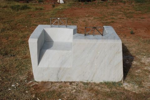 sofa de jardin - Sculpture - syl