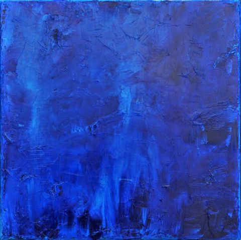 lumière bleue 2 - Peinture - Oria