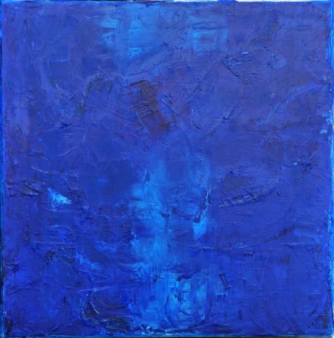 lumière bleue 1 - Peinture - Oria