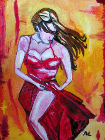La danseuse - Peinture - Annie Landry