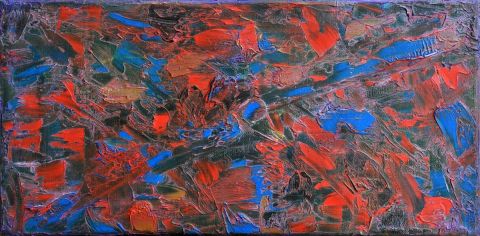 Eau et Feu sur Notre Terre - Peinture - Oria