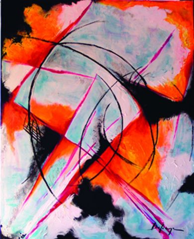 L'artiste sandrine delouye - abstractio 3