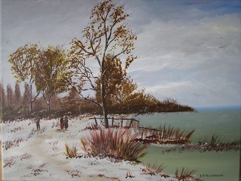 EN HIVER - Peinture - J-PAUL TAILLANDIER