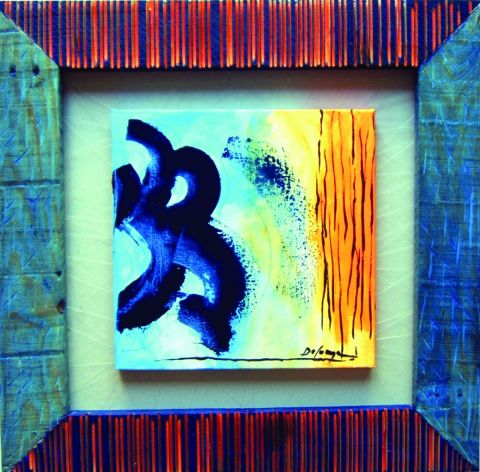 L'artiste sandrine delouye - mini abstract eight
