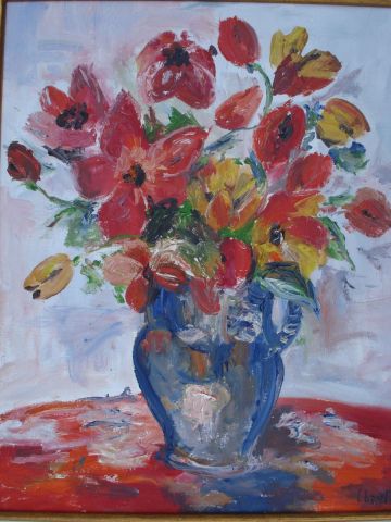 L'artiste REMI CHAPELLE - tulipe rouge