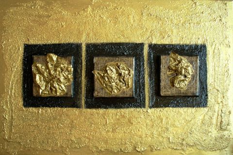 fantaisies or - Peinture - ANY