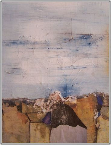 Une absence ,un manque - Collage - Guy Garnier