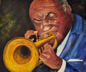 Peinture de marc LEJEUNE: quand le jazz est là