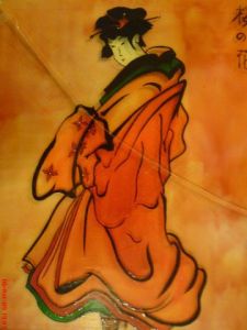 Voir le détail de cette oeuvre: la courtisane (geisha)°°°