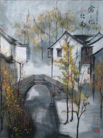 Zhouzhuang - Peinture - ZHOU CONG