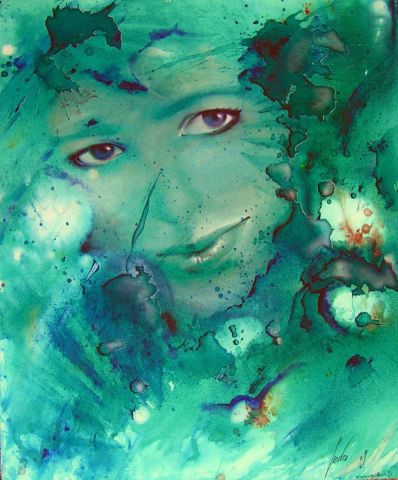 L'artiste Mamar - Pensées Turquoises