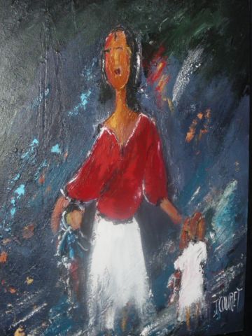 la nounou - Peinture - josiane couret