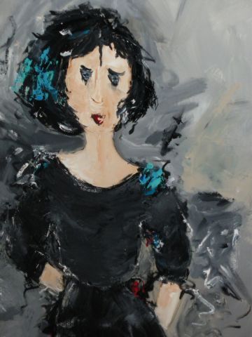 la voyageuse - Peinture - josiane couret